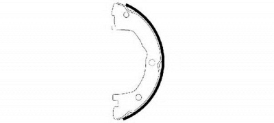 HELLA PAGID 8da355050501 -  Комплект тормозных колодок, стояночная тормозная система